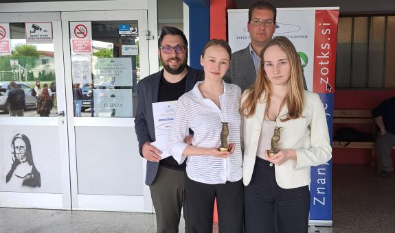 Dijakinji BIC Ljubljana, Gimnazije in veterinarske šole sta se uvrstili med šest najboljših projektov v državi na 59. državnem Srečanju mladih raziskovalcev Slovenije 