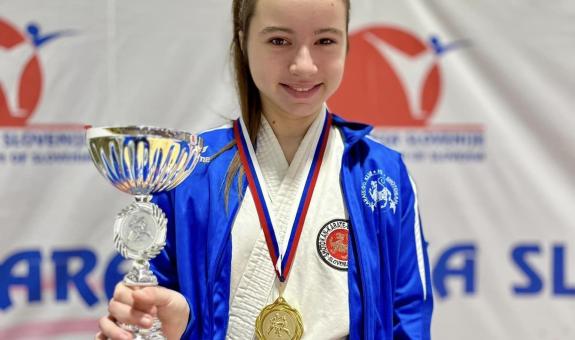 Nika Nedelko, državna karate prvakinja 2024