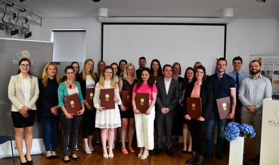 Podelitev diplom diplomantom  živilstva in prehrane BIC Ljubljana