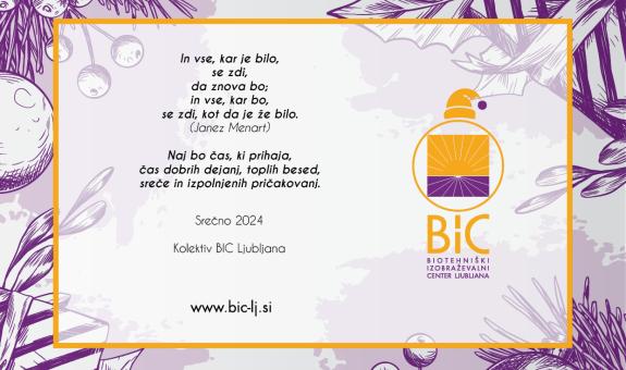 Srečno 2024 BIC Ljubljana