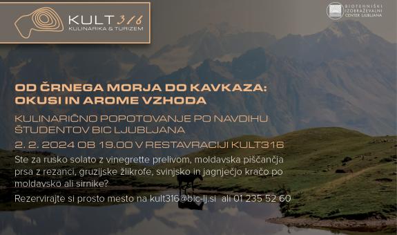 Okusi in arome Vzhoda Restavracija KULT316