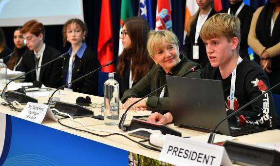 Dijak BIC Ljubljana Blaž Lipovšek na COP 2023