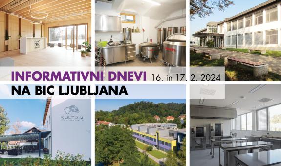 Informativni dnevi BIC Ljubljana 2024
