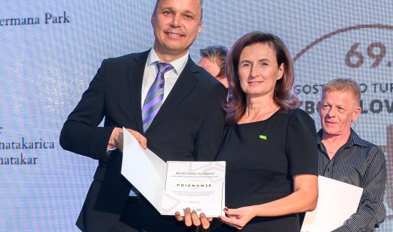 Boštjan Humski, priznanje za izjemne dosežke na področju gostinstva