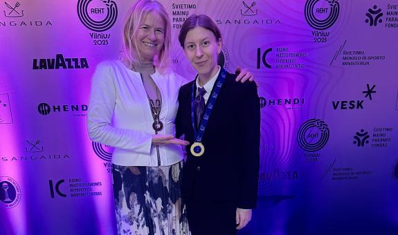 Zlata medalja za študentko Leo Juha na AEHT 2023