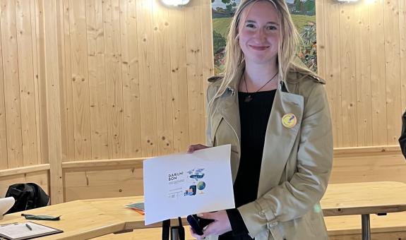 Bron za BIC Ljubljana na tekmovanju Mladi turistični vodnik 2026