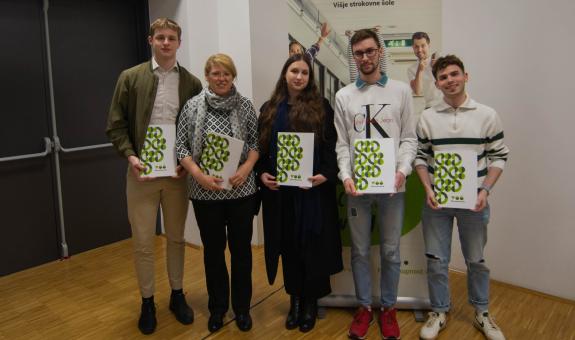 V okviru Konference za kakovost Skupnosti VSŠ nagrajena ekipa študentov, diplomantov in mentorjev BIC Ljubljana, VSŠ