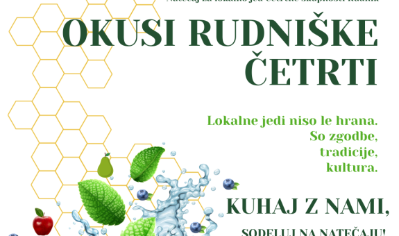 Natečaj za lokalno jed Četrtne skupnosti Rudnik 2024