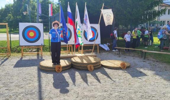 2. mesto na državnem prvenstvu v lokostrelstvu goli lok - Maruša Šega BIC Ljubljana