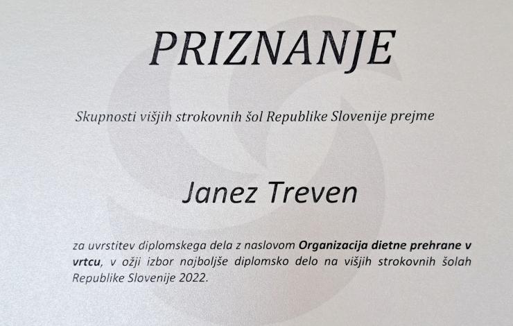 Diplomsko delo študenta BIC Ljubljana med najboljšimi deli v letu 2022