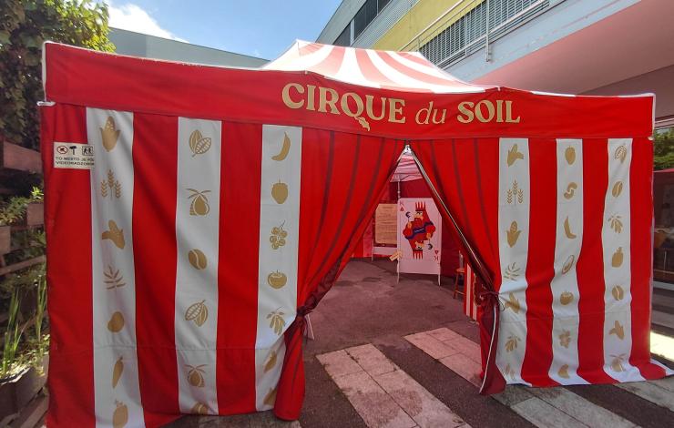 Cirque du Soil: Interaktivna razstava o kmetijsko-prehranskem sistemu