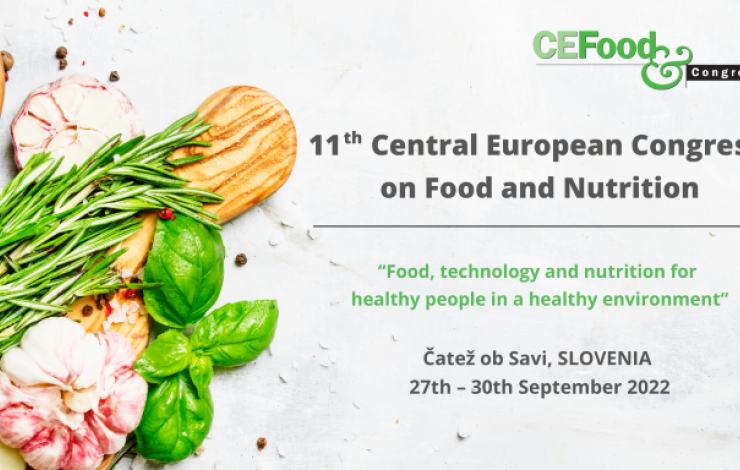 BIC Ljubljana sodeluje pri 11th Central European Congress on Food and Nutrition