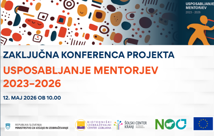 Zaključna konferenca Usposabljanje mentorjev 2023-2026