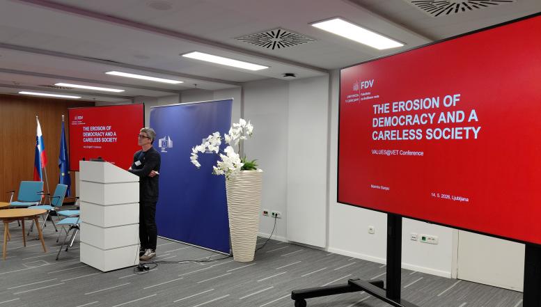 Simboličen zaključek projekta Values@VET s sklepno konferenco v Hiši EU